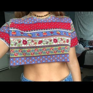 Vintage Not Your Grandma’s Crop Top